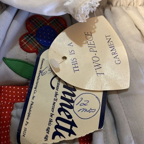 Vintage Nannette Girl Two Piece Shirt & Jumper NWT - Picture 4 of 4